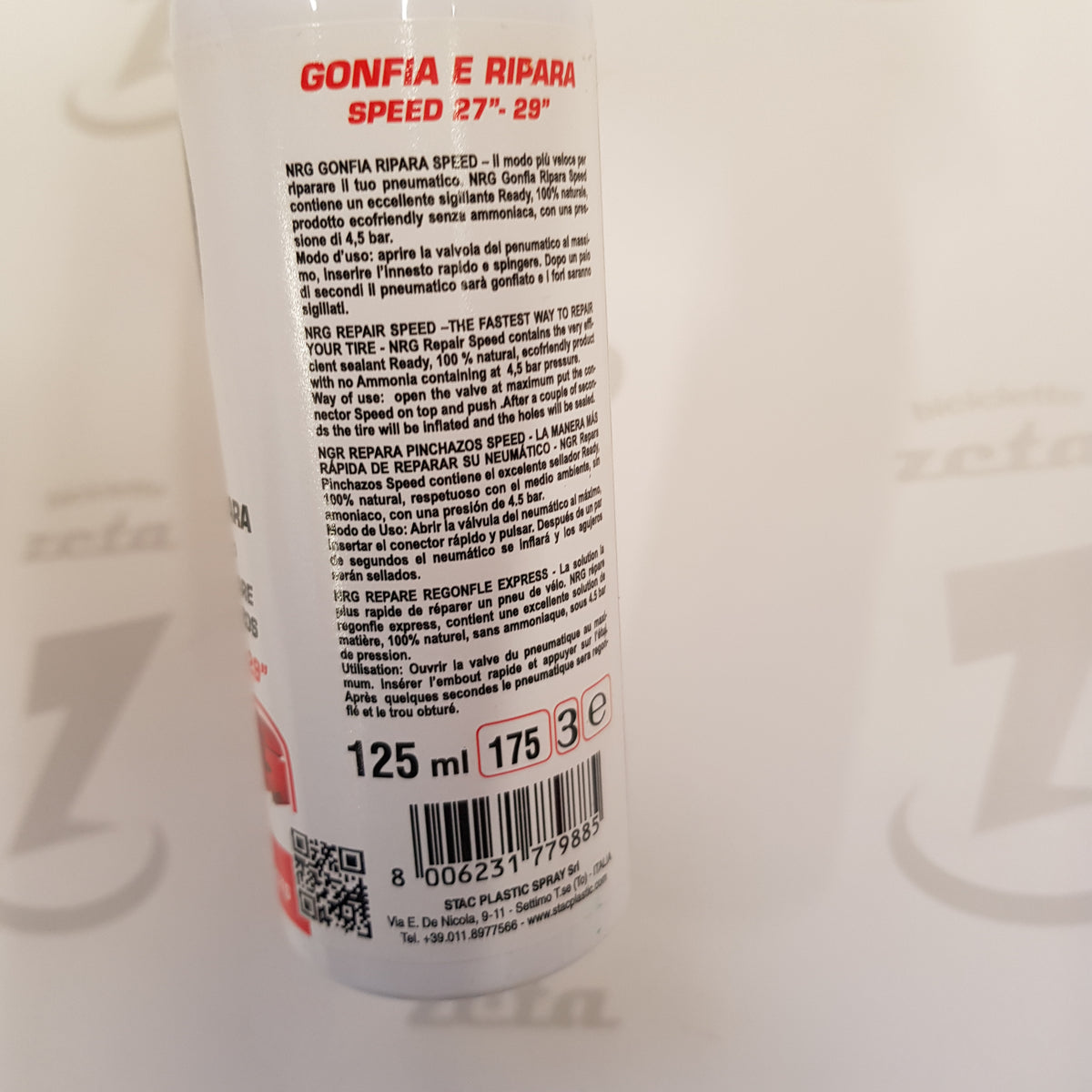 gonfia e ripara mtb & off road nrg 125ML