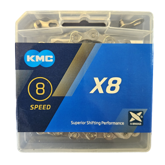 CATENA KMC 8V. SILVER 114 MAGLIE