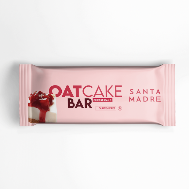 SANTA MADRE BARRETTA ENERGETICA DI FARINA D'AVENA · OATCAKE BAR - CHEESECAKE