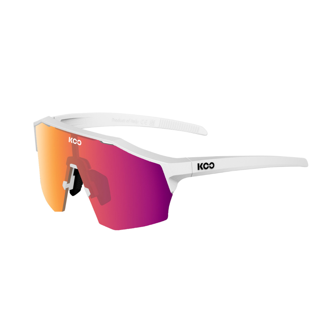 KCO OCCHIALI ALIBI WHITE MATT / LENSES FUCSIA PHOTHOCROMIC MIRROR