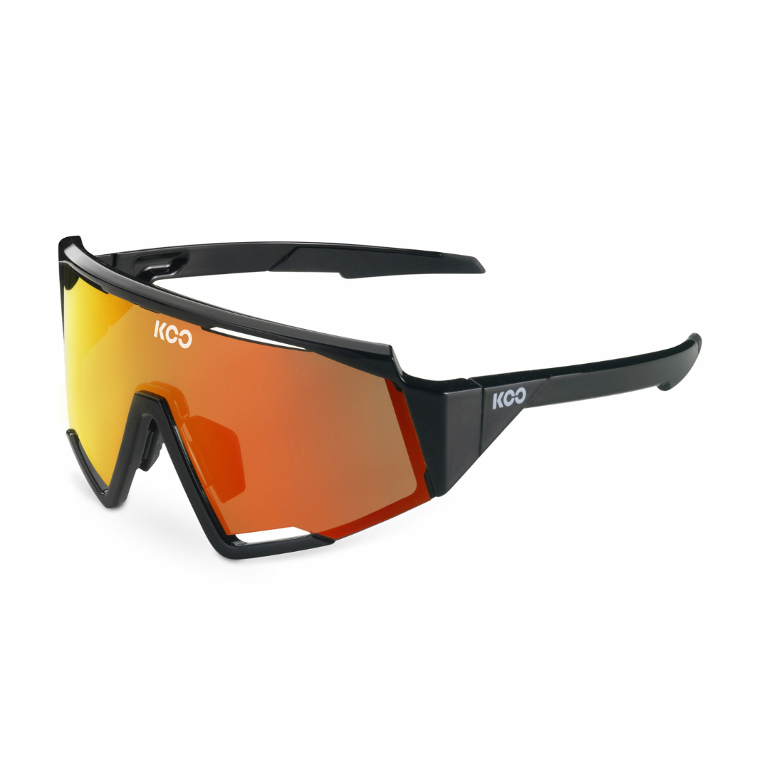 KCO OCCHIALI SPECTRO BLACK / RED - LENSES RED MIRROR