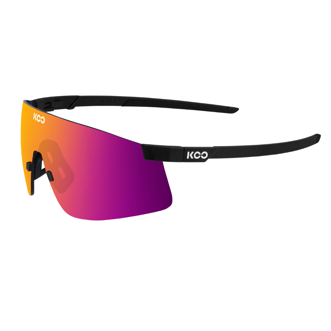 KCO OCCHIALI NOVA BLACK MATT / LENSES FUCSIA MIRROR