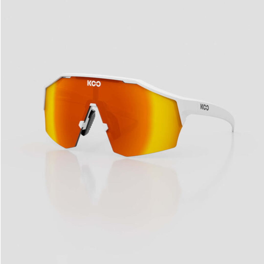 KCO OCCHIALI ALIBI WHITE MATT / LENSES RED MIRROR