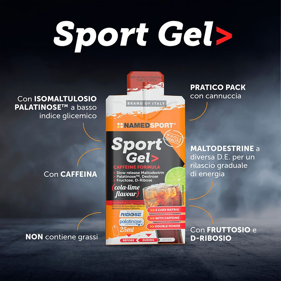 NAMED SPORT GEL COLA LIME - 25ML