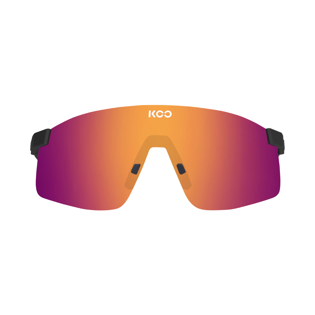 KCO OCCHIALI NOVA BLACK MATT / LENSES FUCSIA MIRROR