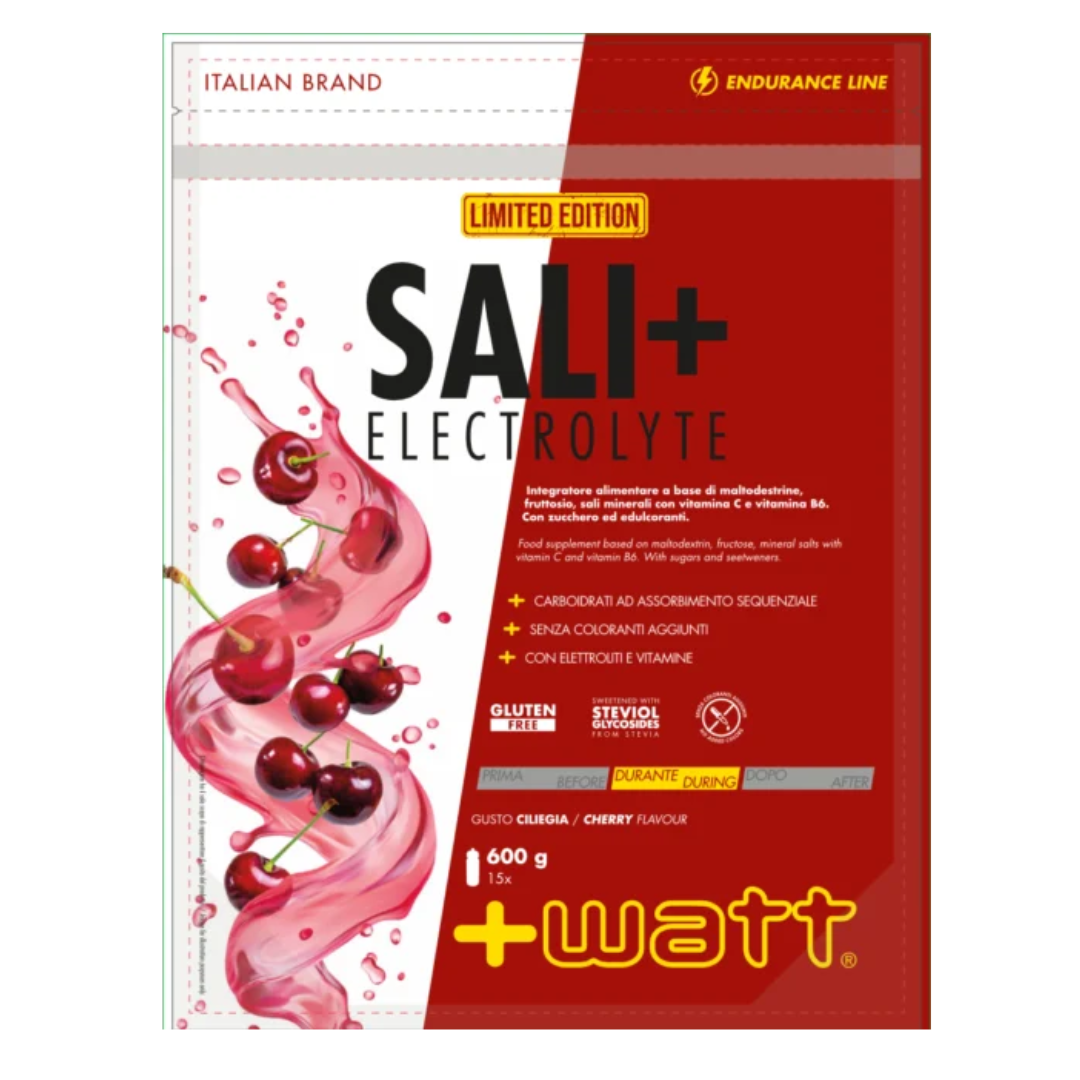 +WATT SALI+ ELECTROLYTE 600g. CILIEGIA