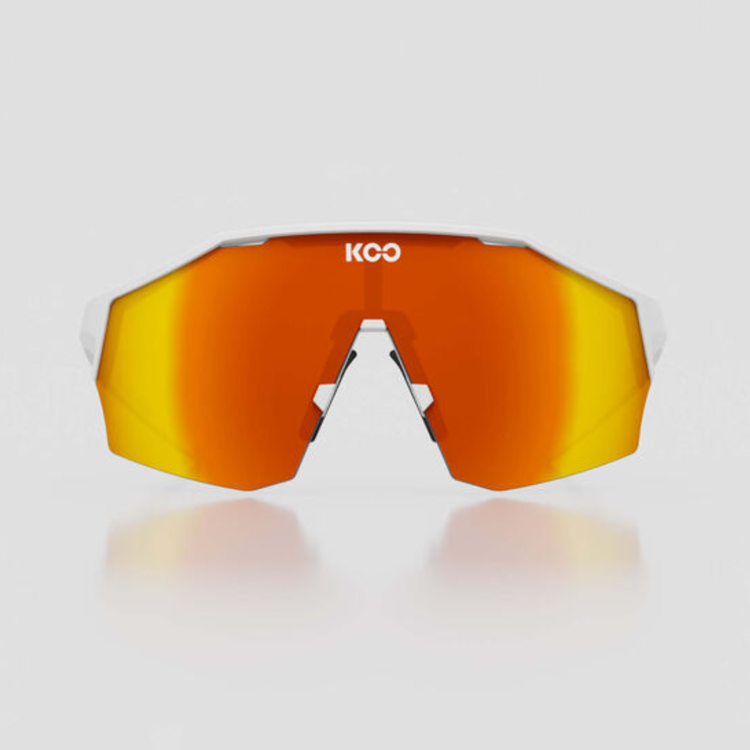 KCO OCCHIALI ALIBI WHITE MATT / LENSES RED MIRROR
