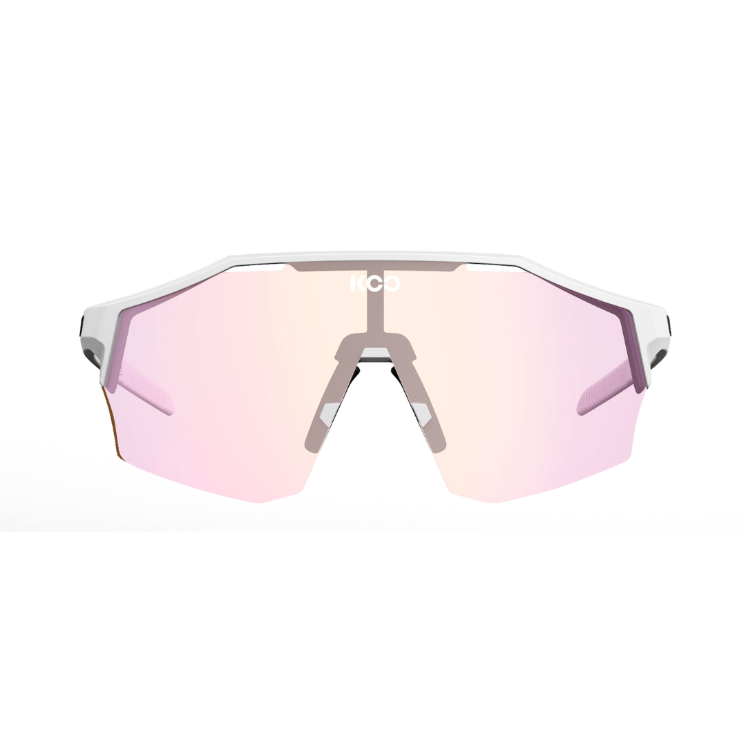 KCO OCCHIALI ALIBI WHITE MATT / LENSES FUCSIA PHOTHOCROMIC MIRROR