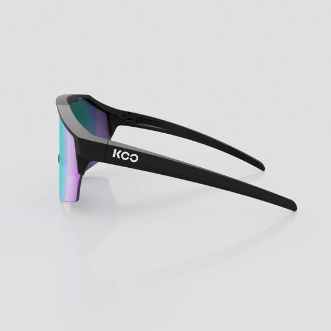KCO OCCHIALI ALIBI Black Matt / Photochromic Green Mirror
