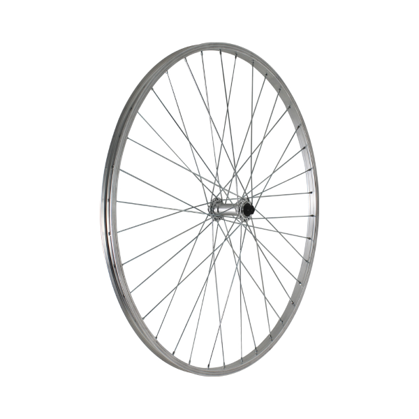 RUOTA ANTERIORE CITY 28X5/8 - SGANCIO RAPIDO, SFERE, MOZZO ALLUMINIO, CERCHIO ALLUMINIO