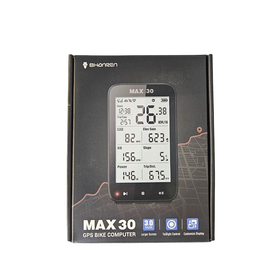 CICLOCOMPUTER MAX 30 GPS - NERO