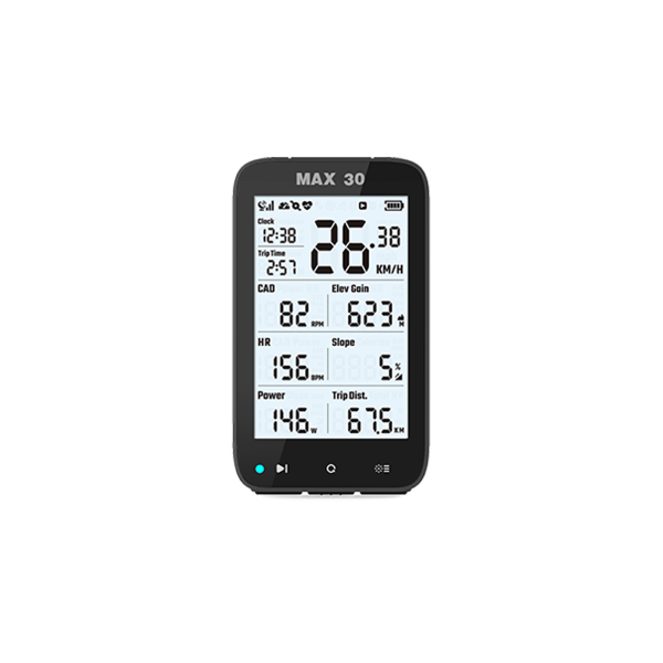 CICLOCOMPUTER MAX 30 GPS - NERO