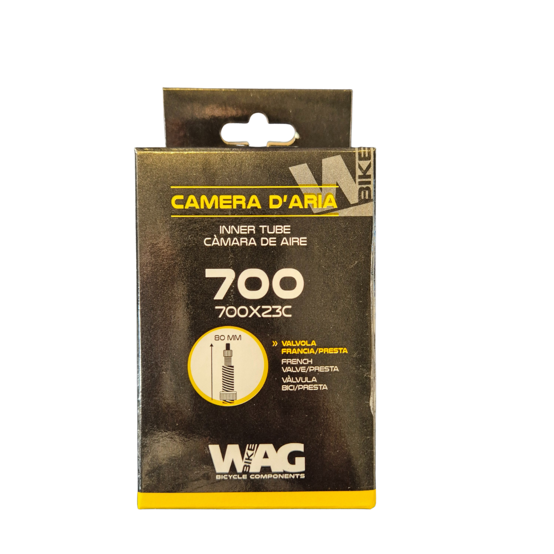 CAMERA D'ARIA WAG - 700 X 20/23, VALVOLA FRANCIA 80mm FILETTATA