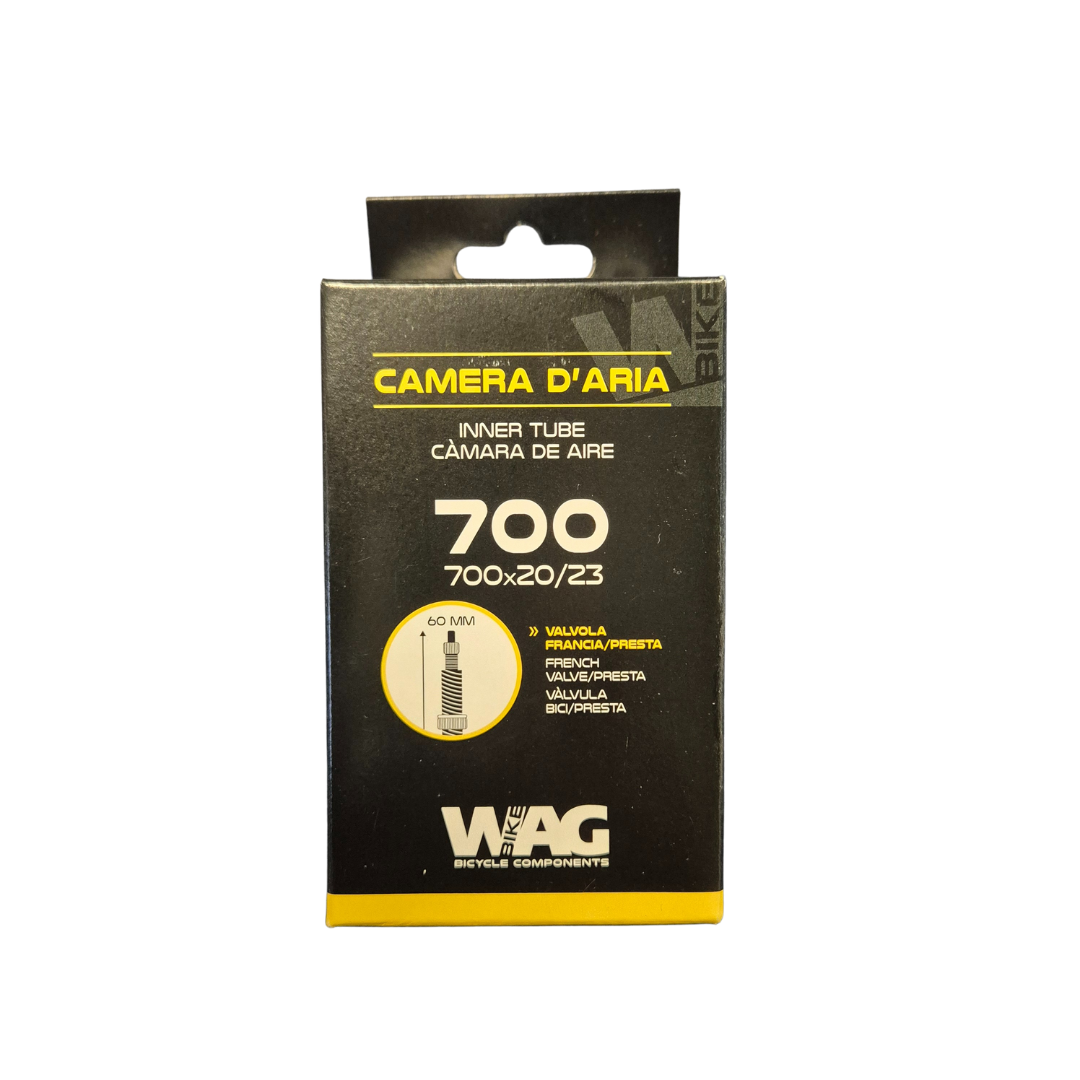 CAMERA D'ARIA WAG - 700 X 20/23, VALVOLA FRANCIA 60mm Filettata