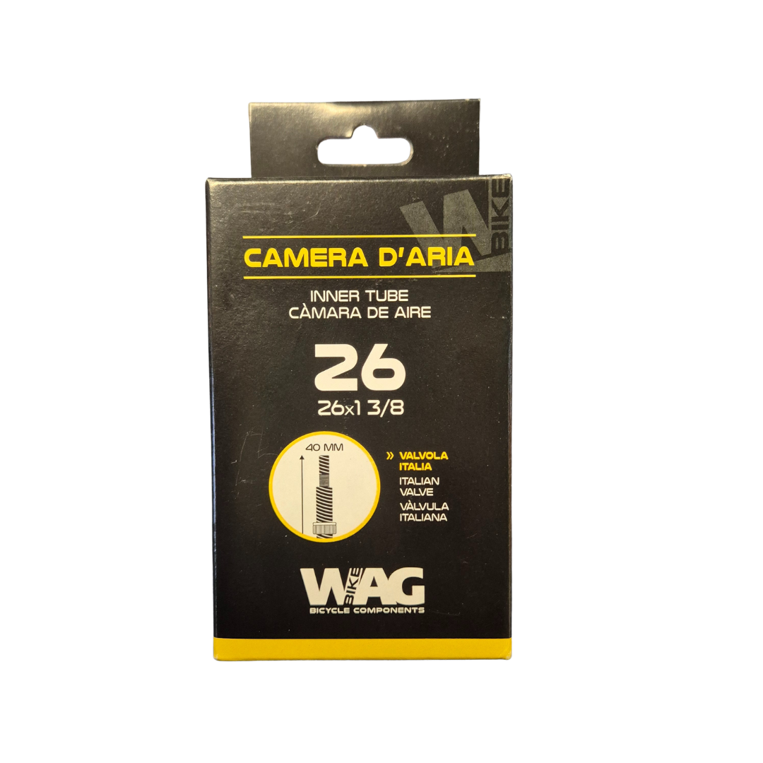 CAMERA D'ARIA WAG - 26 X 1 3/8, VALVOLA ITALIA 40mm
