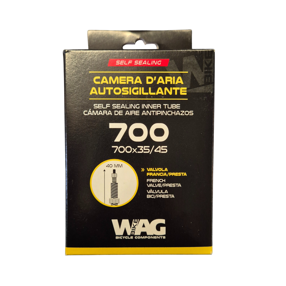 CAMERA D'ARIA WAG AUTOSIGILLANTE VALVOLA SMONTABILE - 700 X 35/45, V. Francia 40mm