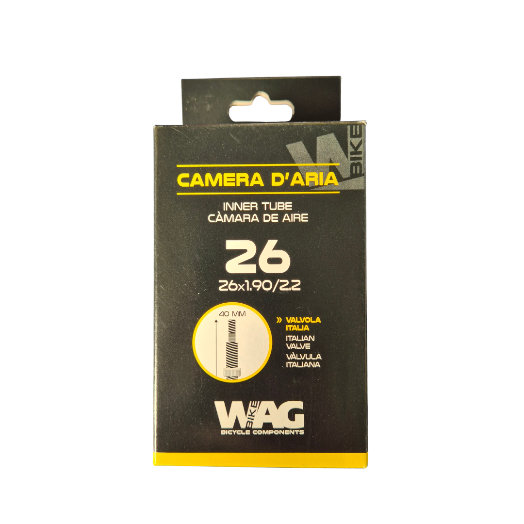 CAMERA D'ARIA WAG - 26 X 1.90/2.20, VALVOLA ITALIA 40mm