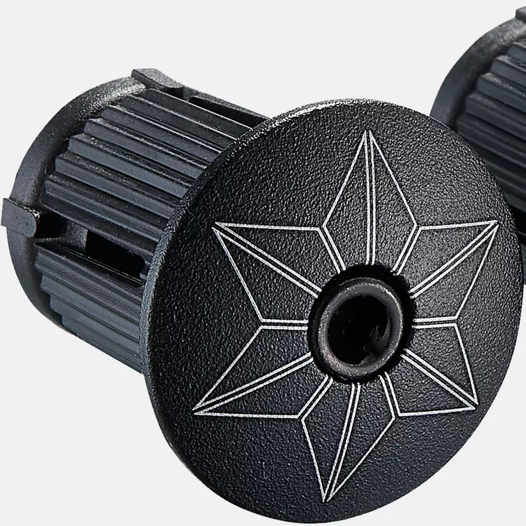 Nastro Manubrio Supacaz Gravel Super Sticky Kush - Nero Con Tappi - Foto 2