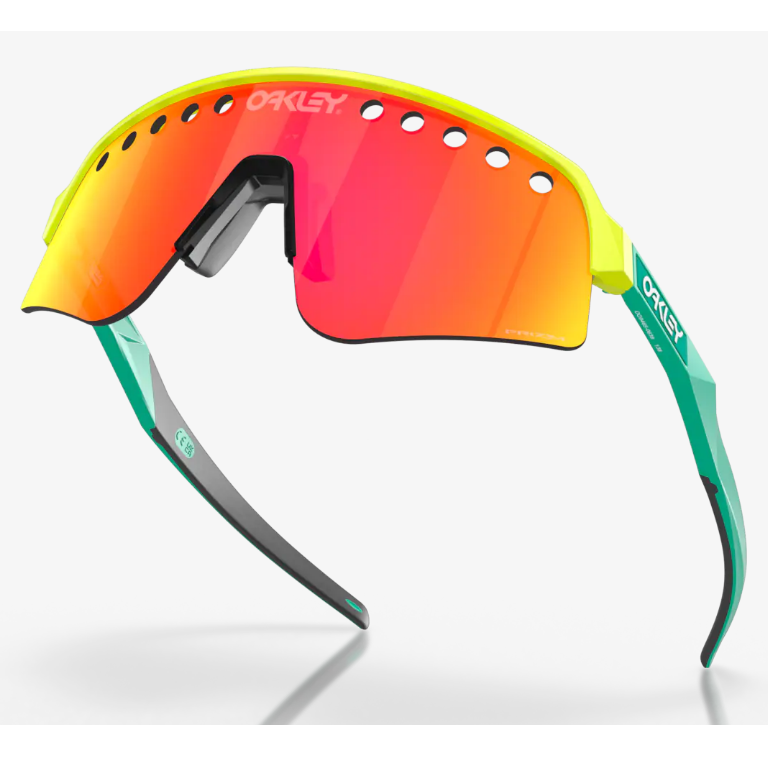 OAKLEY Sutro Lite Sweep (Vented) Prizm Ruby Lenti,  Tennis Ball Yellow Montatura