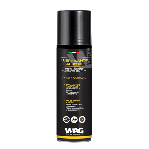 Lubrificante spray al PTFE 250ml. Uso professionale WAG