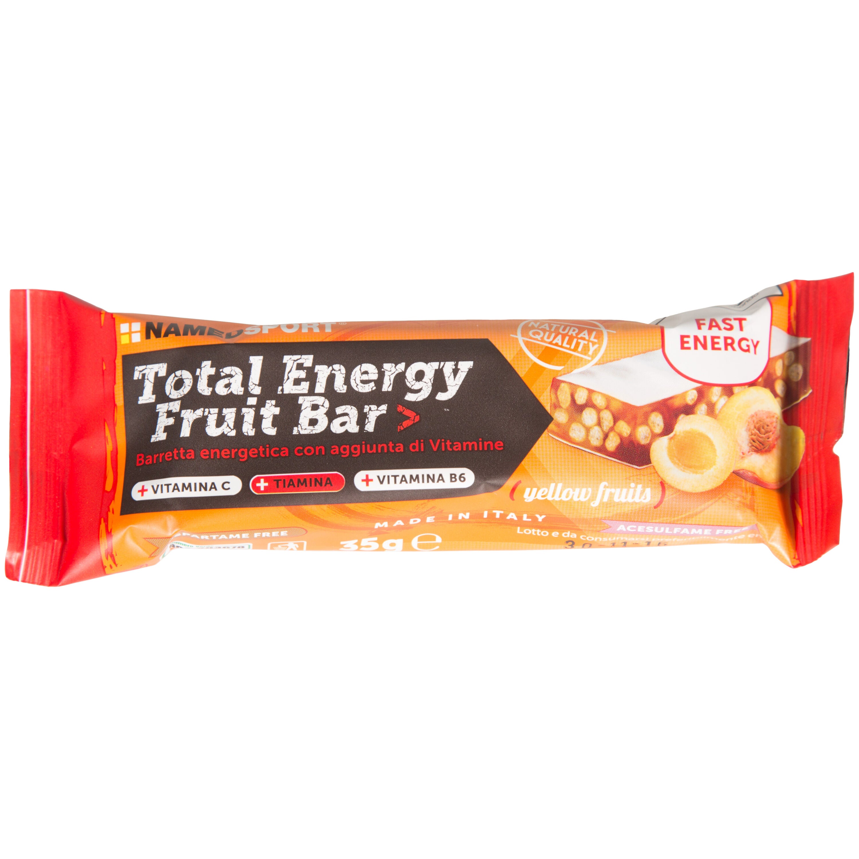 NAMED BARRETTE TOTAL ENERGY FRUIT BAR 35G.